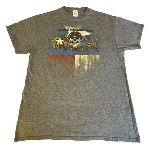 Delta Pro Weights Other - Texas Motor Speedway Welcome To No Limits Texas Gray Size L Short Sleeve TShirt